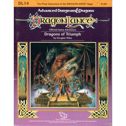 Dragonlance - DL14 Dragons of Triumph (jdr AD&D 1ère édition en VO) 001
