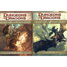 Lot Encyclopédie & Guide des Joueurs des Royaumes Oubliés (jdr Dungeons & Dragons 4)