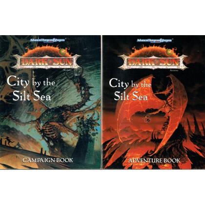 Dark Sun - City by the Silt Sea - 2 livrets (jdr AD&D 2ème édition en VO) 001