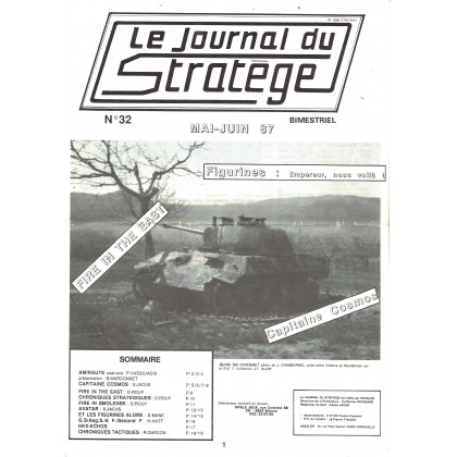 Le Journal du Stratège N° 32 (revue de jeux d'histoire & de wargames) 001