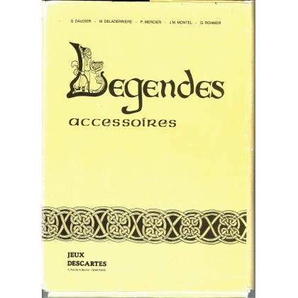 Légendes - Accessoires (jdr de Jeux Descartes en VF) 001