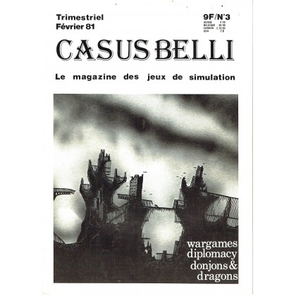 Casus Belli N° 3 (magazine de jeux de simulation) 001