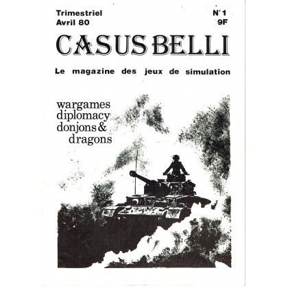 Casus Belli N° 1 (magazine de jeux de simulation) 001