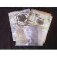 Insectopia - Lot carte en tissu & fiches de PJ (jdr Odonata Editions en VF) L091