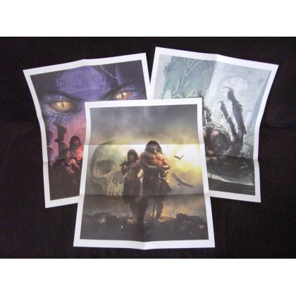 Beasts & Barbarians - Lot de 3 posters en couleur (jdr BlackBook éditions) L092