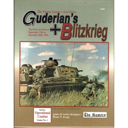 Guderian's Blitzkrieg - The Panzer Leader's Last Drive 1941 (wargame The Gamers en VO) 001