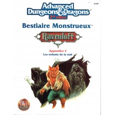 Ravenloft - Bestiaire Monstrueux - Appendice 3 (jdr AD&D 2ème édition en VF)