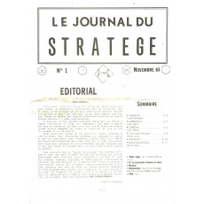 Le Journal du Stratège N° 1 (revue de jeux d'histoire & de wargames)