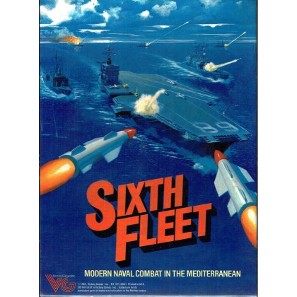 Sixth Fleet - Modern naval combat in the Mediterranean (wargame de Victory Games en VO) 001