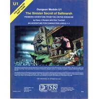 U1 The Sinister Secret of Saltmarsh (jdr AD&D 1ère édition en VO)