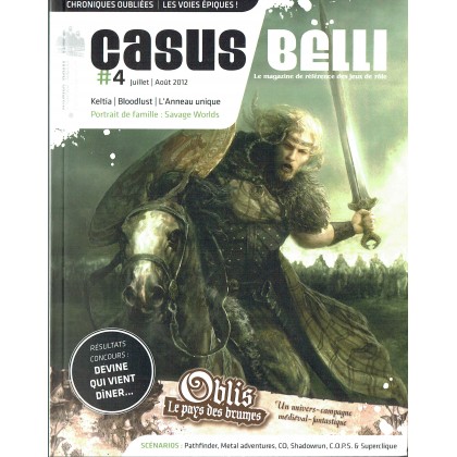 Casus Belli N° 4 (magazine de jeux de rôle - Editions BBE) 001