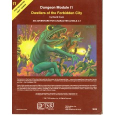 I1 Dwellers of the Forbidden City (jdr AD&D 1ère édition en VO)