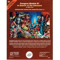 B1 In Search of the Unknown (jdr D&D 1ère édition 1981 en VO)
