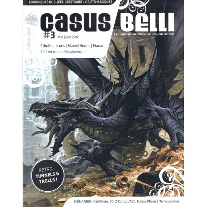 Casus Belli N° 3 (magazine de jeux de rôle - Editions BBE) 001
