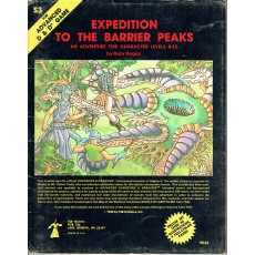 S3 Expedition to the Barrier Peaks (jdr AD&D 1ère édition en VO)
