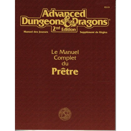 Le Manuel Complet du Prêtre (jdr AD&D 2ème édition en VF) 003