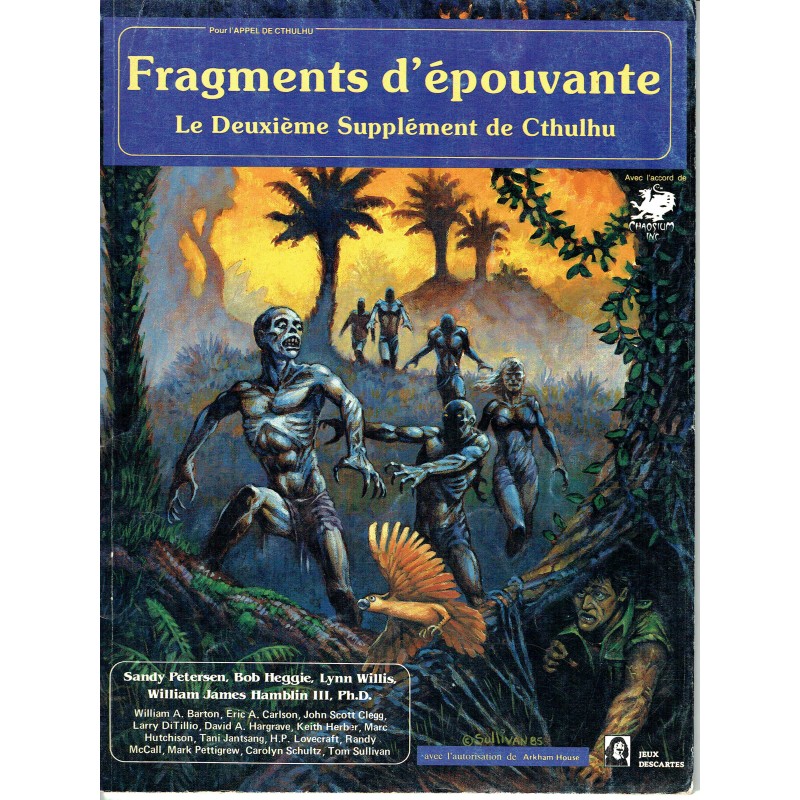 Fragments D'épouvante - 2ème Supplément L'Appel De Cthulhu - Descartes - Occasion