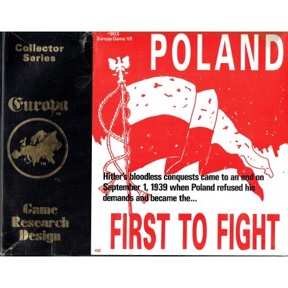 Série Europa - Poland - First to Fight (wargame GRD Collector Series en VO) 001