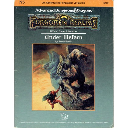N5 Under Illefarn (jdr AD&D 1ère édition - Forgotten Realms en VO) 001