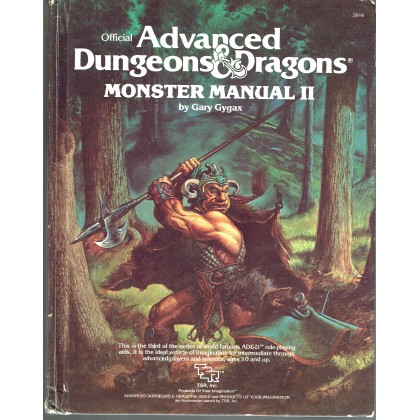 Monster Manual 2 (jeu de rôle AD&D 1ère édition en VO) 003