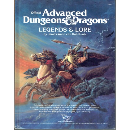 Legends & Lore (jdr AD&D 1ère édition en VO) 005