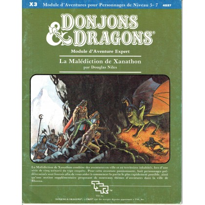 X3 La Malédiction de Xanathon (jdr D&D 1ère édition en VF) 002