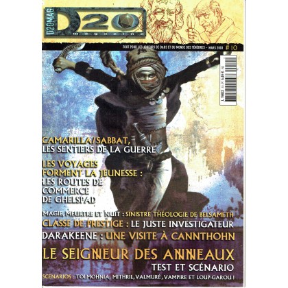 D20 Magazine N° 10 (magazine de jeux de rôles) 002