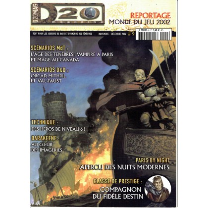 D20 Magazine N° 9 (magazine de jeux de rôles) 002