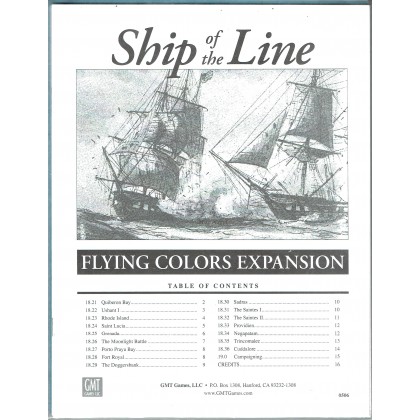 Ship of the Line - Flying Colors Expansion (wargame ziploc GMT en VO) 002