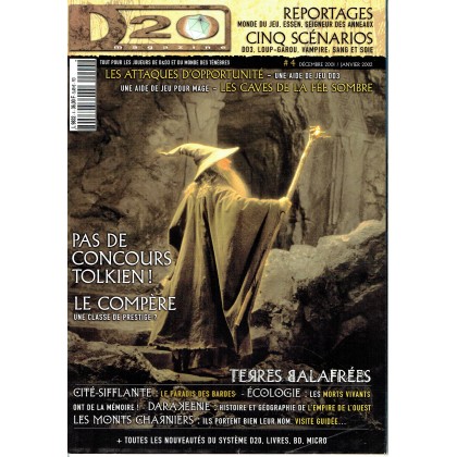 D20 Magazine N° 4 (magazine de jeux de rôles) 002