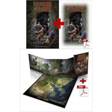 Pack Chroniques Lémuriennes + Livre de base + pdf (jdr Barbarians of Lemuria Mythic en VF)