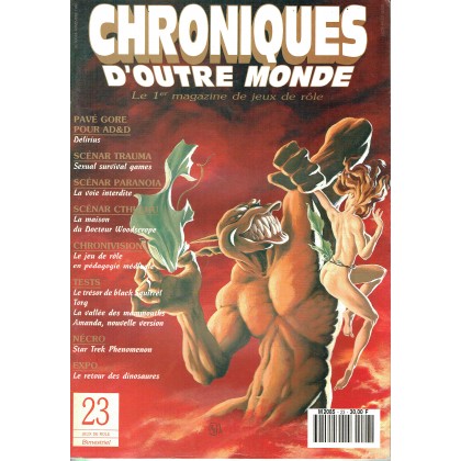 Chroniques d'Outre Monde N° 23 (magazine de jeux de rôles) 003