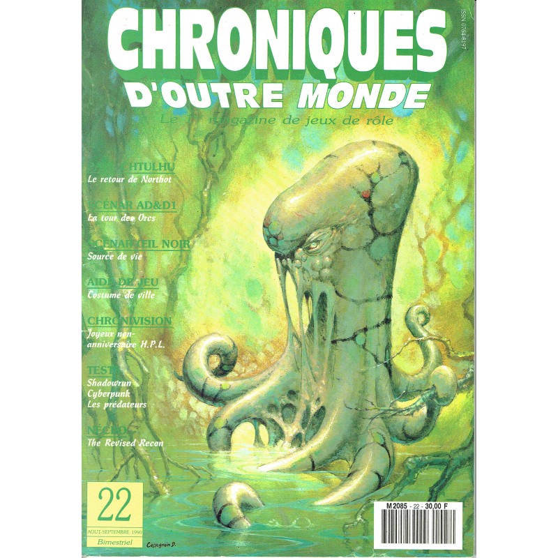 Revue « Chroniques D'Outre Monde » N°29 - Spécial Vampire - Occasion - Magazine Jeu De Rôle