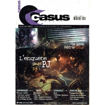 Casus Belli N° 19 (magazine de jeux de rôle 2ème édition) 002