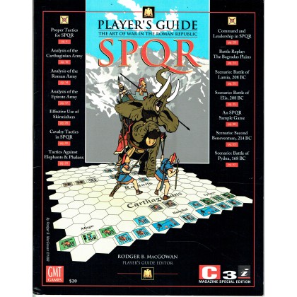 SPQR - Player's Guide (livret wargame de GMT en VO) 001