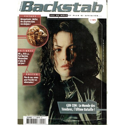 Backstab N° 45 (le magazine des jeux de rôles) 001