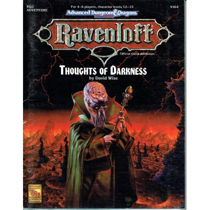 Ravenloft - RQ2 Thoughts of Darkness (jdr AD&D 2ème édition en VO) 001