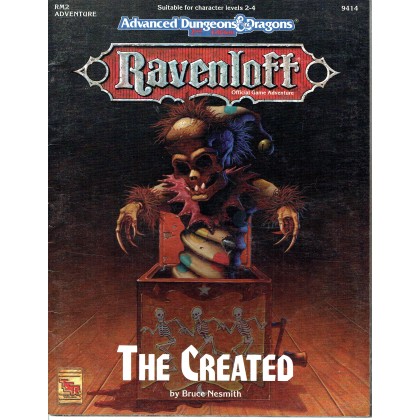Ravenloft - RM2 The Created (jdr AD&D 2e édition en VO) 001