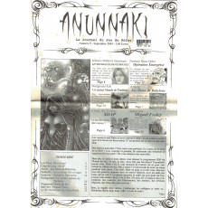 Anunnaki N° 5 (fanzine Le Journal du Jeu de Rôles en VF)