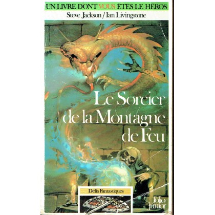 252 - Le Sorcier de la Montagne de Feu (Un livre dont vous êtes le Héros - Gallimard) 002