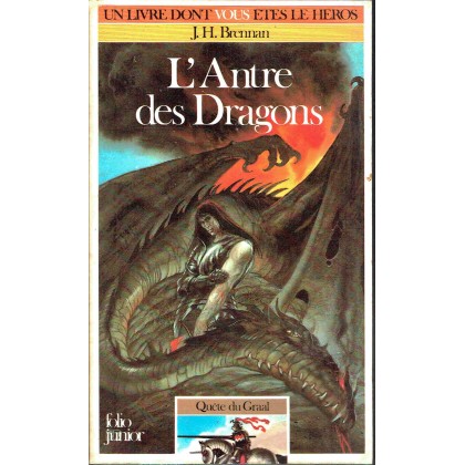 314 - L'Antre des Dragons (Un livre dont vous êtes le Héros - Gallimard) 002