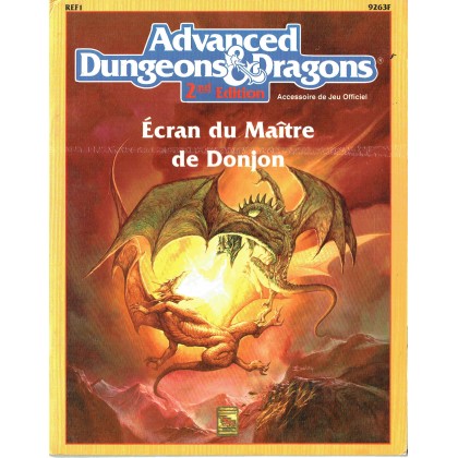 Ecran du Maître de Donjon & livret (jdr AD&D 2ème édition en VF) 004