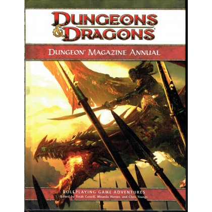 Dungeon Magazine Annual (jdr Dungeons & Dragons 4 en VO) 001