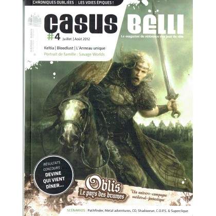 Casus Belli N° 4 (magazine de jeux de rôle - Editions BBE) 002