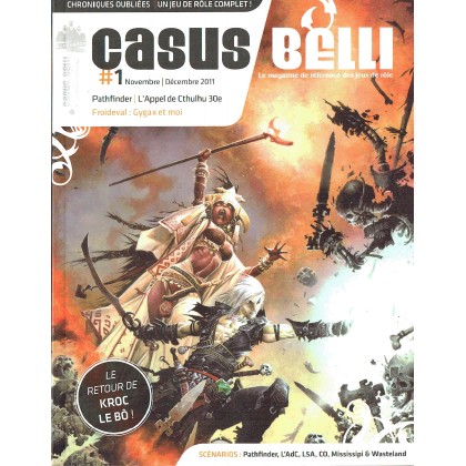Casus Belli N° 1 (magazine de jeux de rôle - Editions BBE) 001