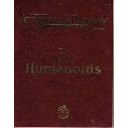 The Complete Book of Humanoids (jdr AD&D 2ème édition en VO) 001
