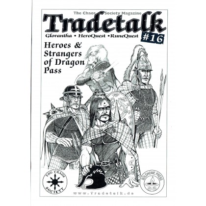 Tradetalk 16 - The Chaos Society Magazine (fanzine Glorantha Runequest Hero Wars en VO) 001