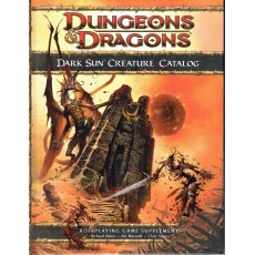 Dark Sun Creature Catalog (jdr Dungeons & Dragons 4 en VO)