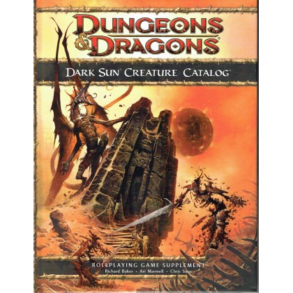 Dark Sun Creature Catalog (jdr Dungeons & Dragons 4 en VO) 002