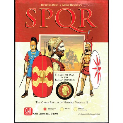 SPQR with Deluxe Scenario Pack - The Art of War in the Roman Republic (wargame GMT en VO) 001